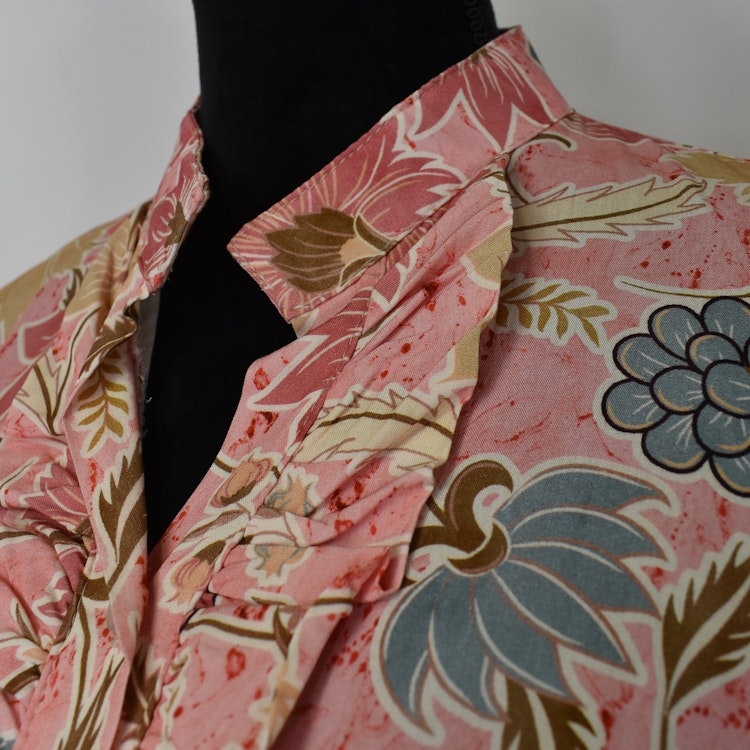 Blus Aya Blommig ROSA - Marta du Chateau