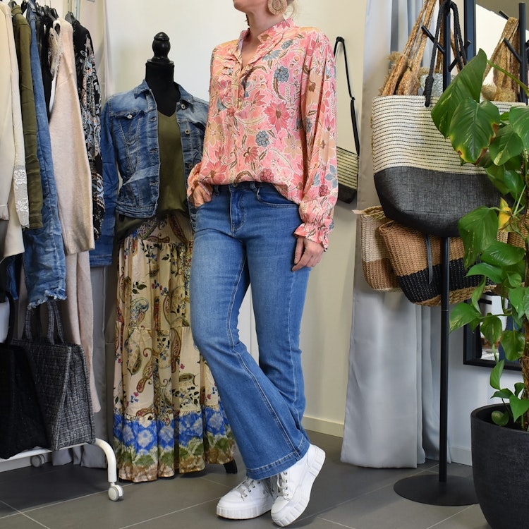 Blus Aya Blommig ROSA - Marta du Chateau