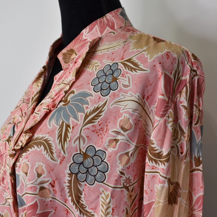 Blus Aya Blommig ROSA - Marta du Chateau