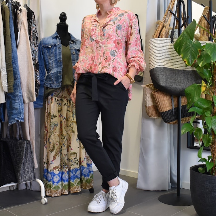 Blus Aya Blommig ROSA - Marta du Chateau