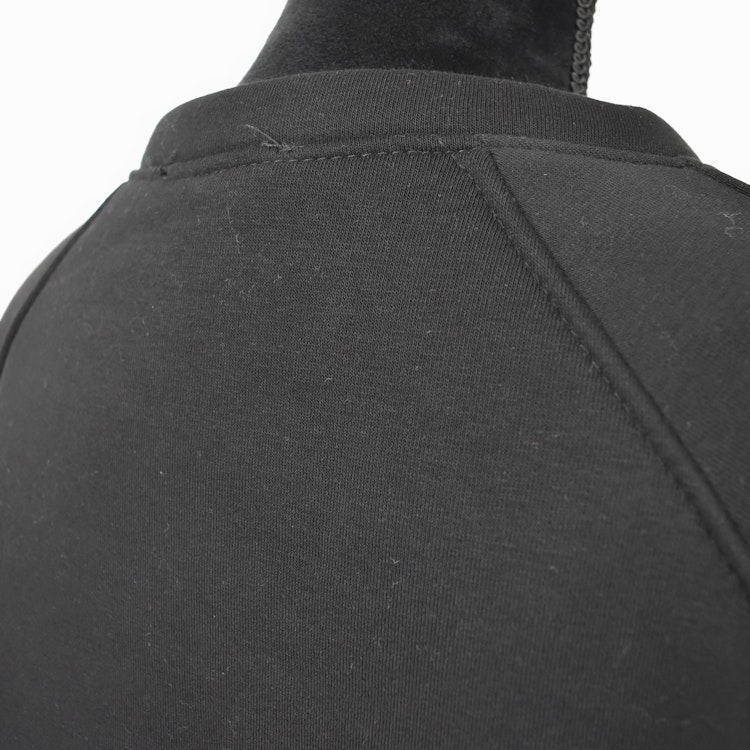 Sweatshirt med Tryck Over Size SVART