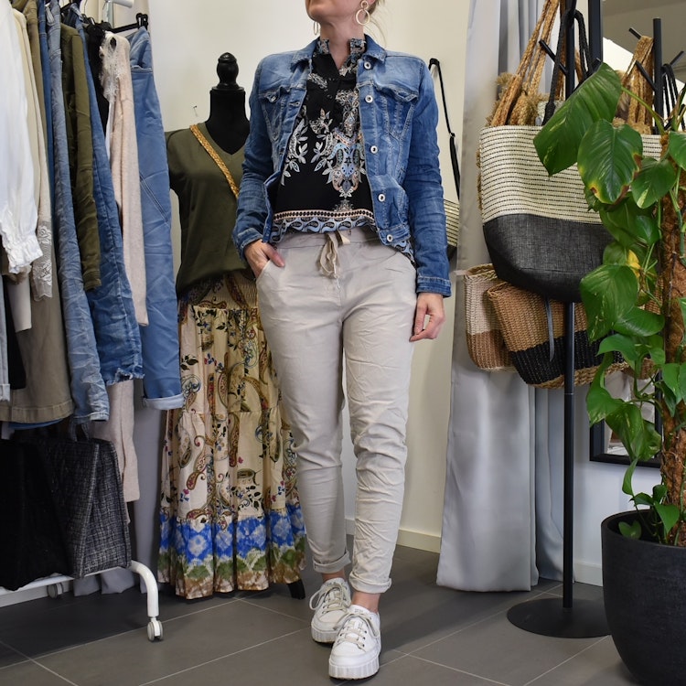 Jeansjacka med knappar DENIM - Place du Jour