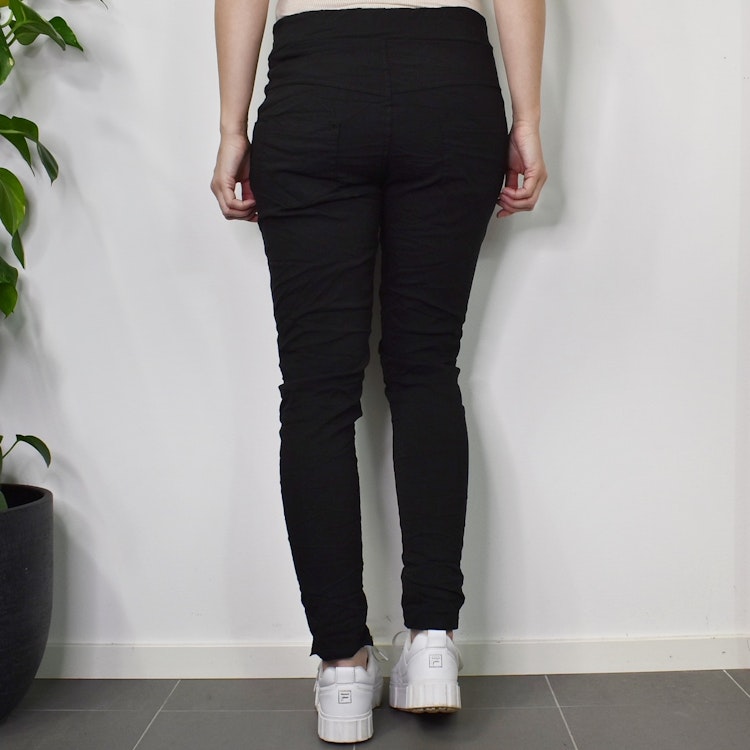 Stretchig Byxa SVART