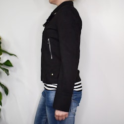 Jacka Biker SVART