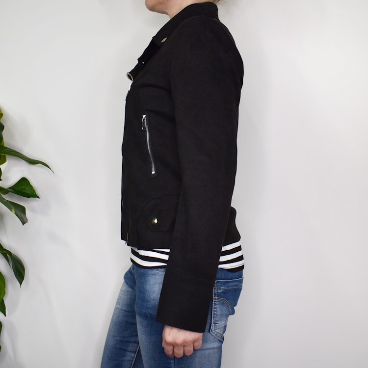 Jacka Biker SVART