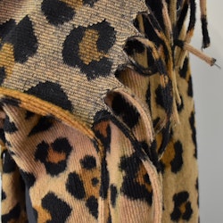 Lång Väst med Fransar LEOPARD