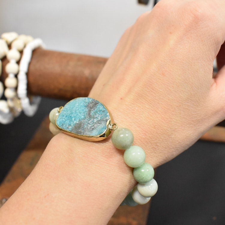 Armband Jackie 4-pack TURQUOISE - The Moshi