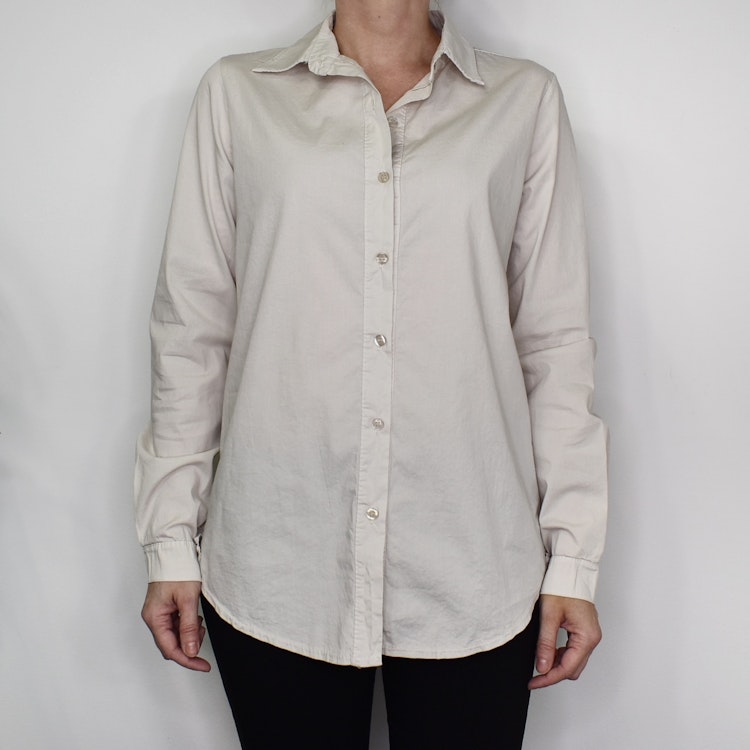 Bomullsskjorta BEIGE