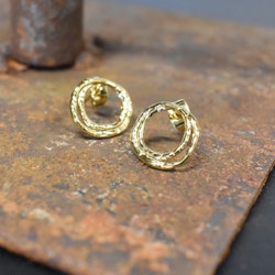 Örhänge Ring Rostfritt Stål GULD - Lolo & Yaya