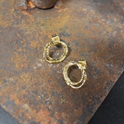 Örhänge Ring Rostfritt Stål GULD - Lolo & Yaya