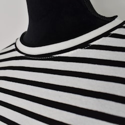 T-shirt Randig VIT/SVART