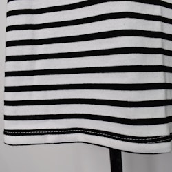 T-shirt Randig VIT/SVART