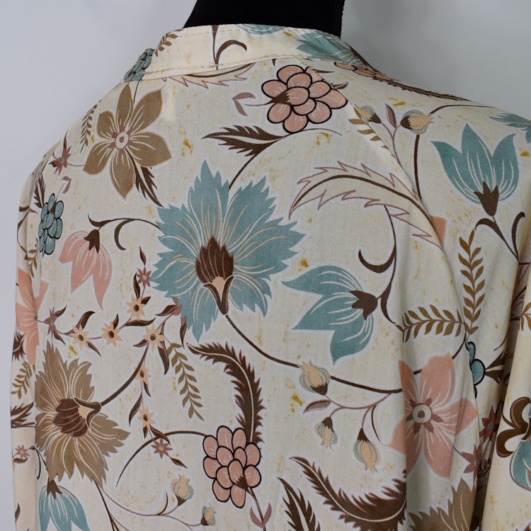 Klänning Eva Blommig BEIGE - Marta du Chateau