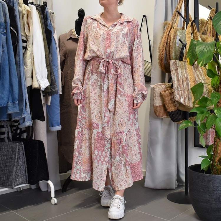 Skjortklänning Allie Mönstrad ROSA - Mix By Heart
