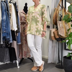Blus Claudia Leaf LJUSGRÖN - Stajl Agenturer