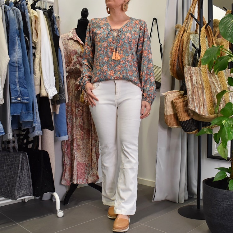 Blus Kenja MAGNOLIA BLUE - Stajl Agenturer