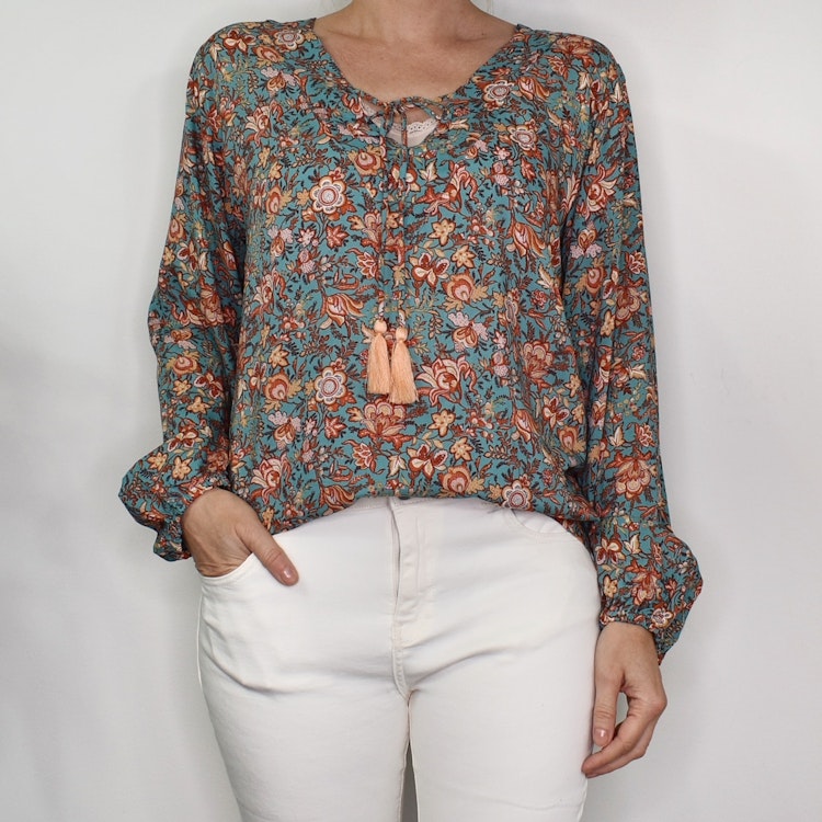 Blus Kenja MAGNOLIA BLUE - Stajl Agenturer