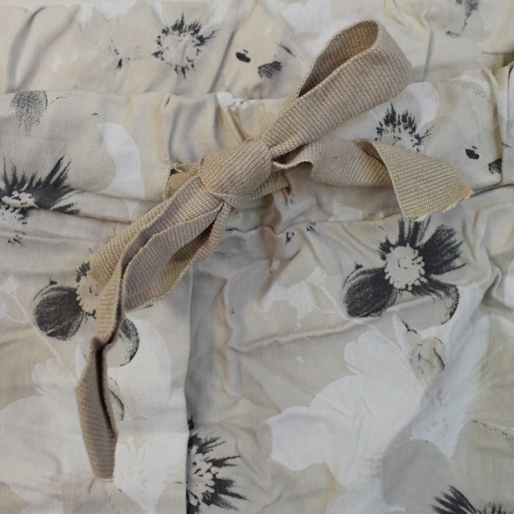 Stretchig Byxa Merilyn Blommig BEIGE - Marta du Chateau