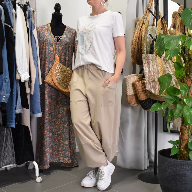 Byxa Baggy Sophie BEIGE - Marta du Chateau