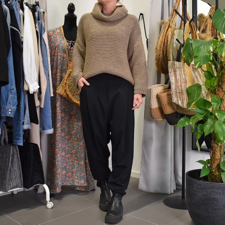 Byxa Baggy Sonya SVART - Marta du Chateau