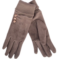 Handske Knappar Touch Screen TAUPE