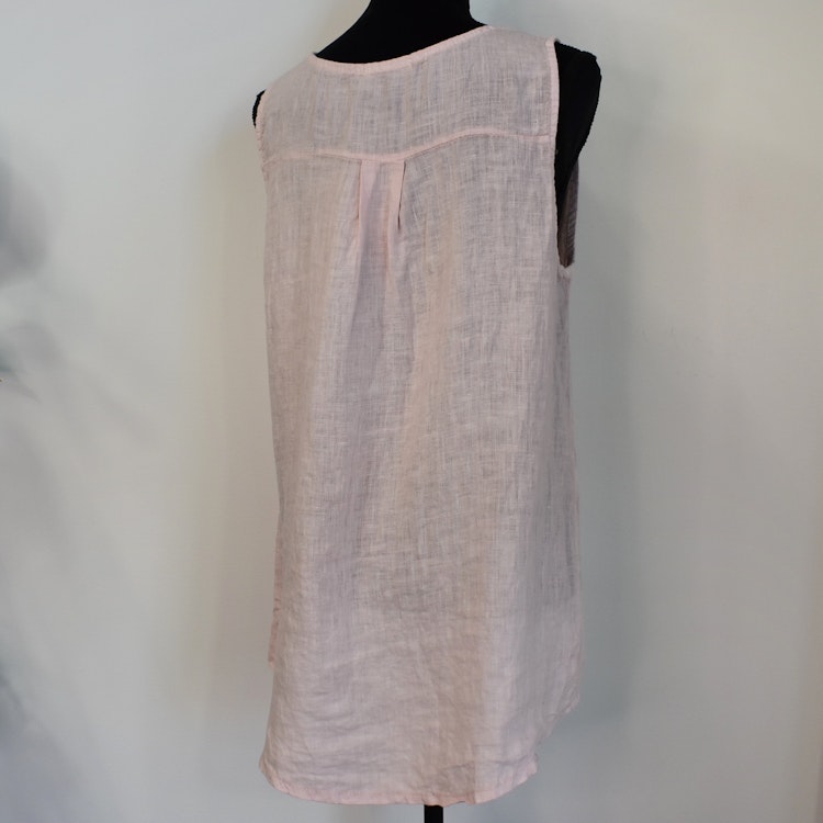 Linne/Ärmlös topp ROSE