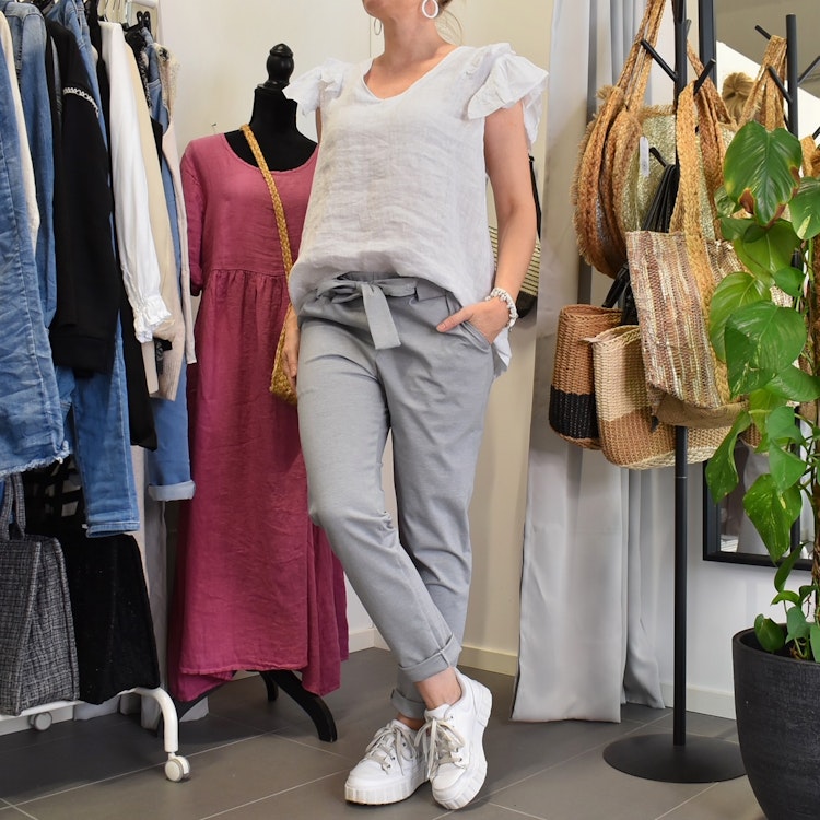 Byxa Karlene MELERAD LJUSGRÅ - Marta du Chateau