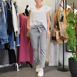 Byxa Karlene MELERAD LJUSGRÅ - Marta du Chateau