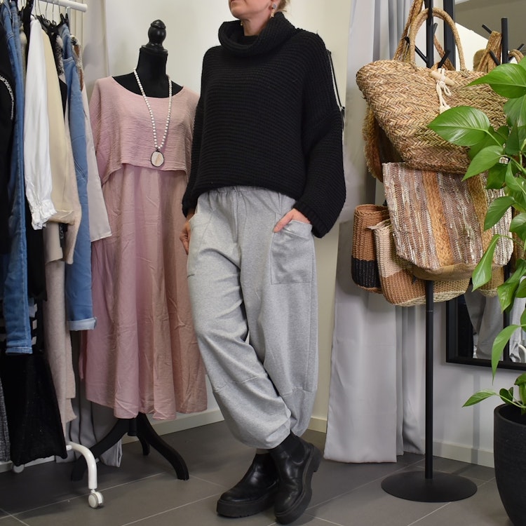 Byxa Baggy Sophie GREY MELANGE - Marta du Chateau