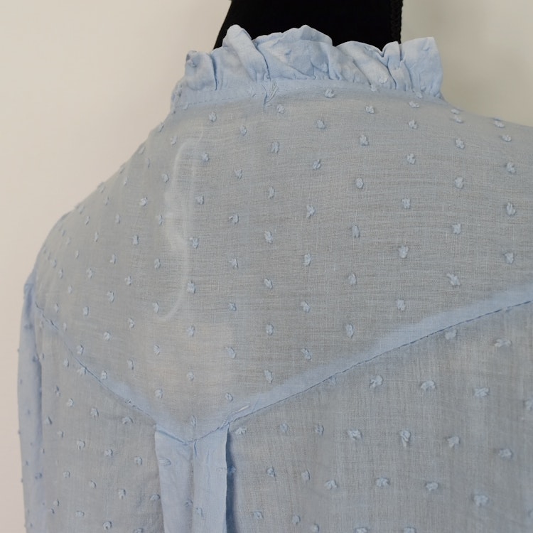 Bomullsblus Theresa SKY BLUE - Marta du Chateau