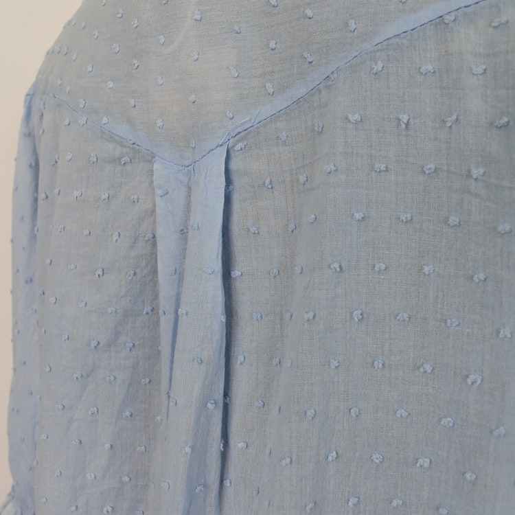 Bomullsblus Theresa SKY BLUE - Marta du Chateau