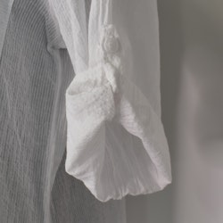 Bomullstunika Stripe VIT- Marta du Chateau