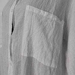 Bomullstunika Stripe VIT- Marta du Chateau