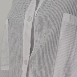 Bomullstunika Stripe VIT- Marta du Chateau