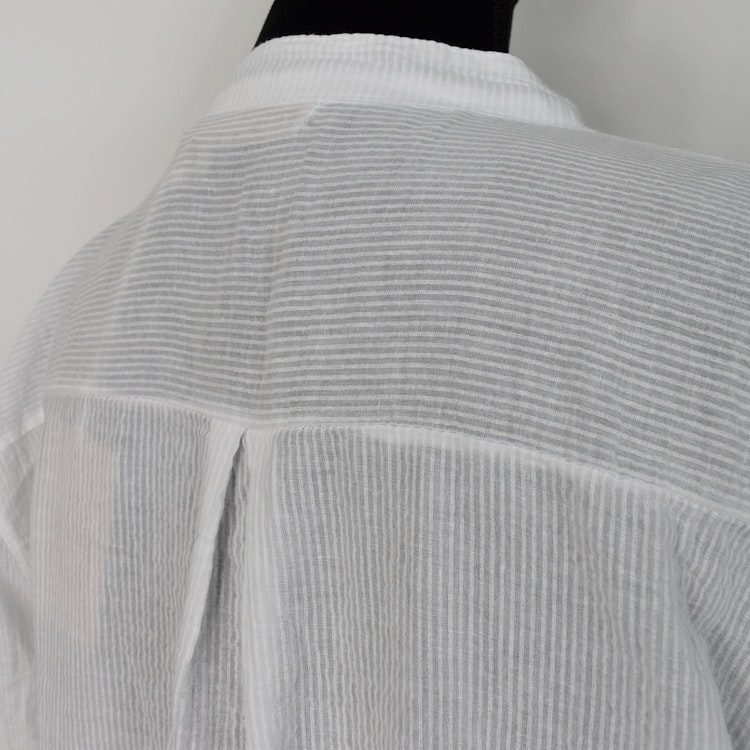Bomullstunika Stripe VIT- Marta du Chateau