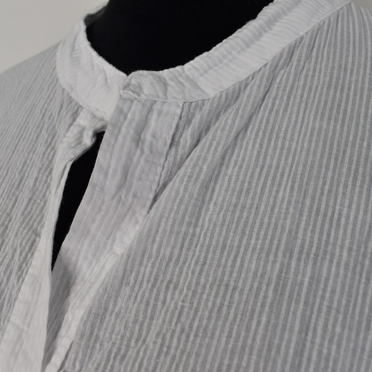 Bomullstunika Stripe VIT- Marta du Chateau