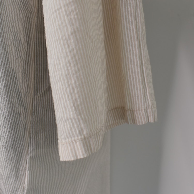 Bomullstunika Stripe BEIGE - Marta du Chateau