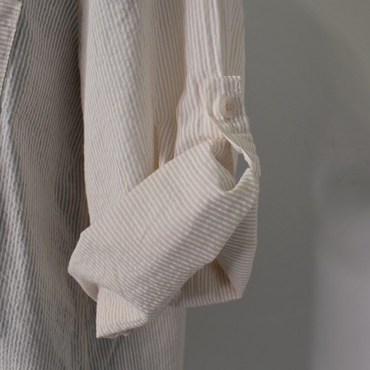 Bomullstunika Stripe BEIGE - Marta du Chateau