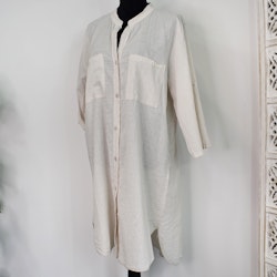Bomullstunika Stripe BEIGE - Marta du Chateau