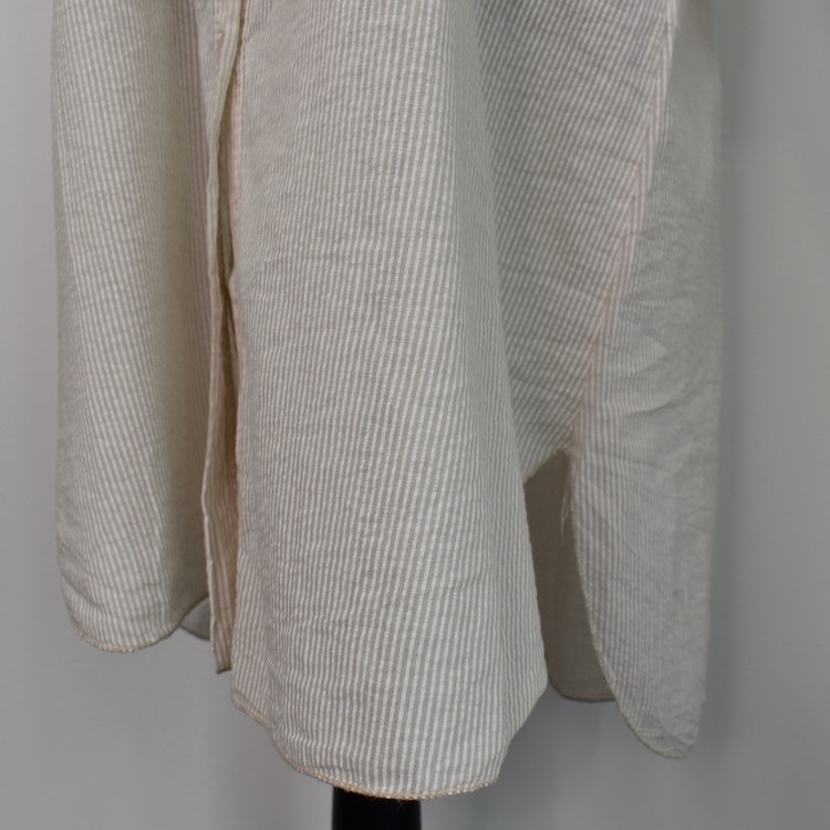 Bomullstunika Stripe BEIGE - Marta du Chateau