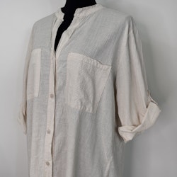 Bomullstunika Stripe BEIGE - Marta du Chateau