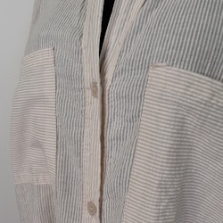 Bomullstunika Stripe BEIGE - Marta du Chateau
