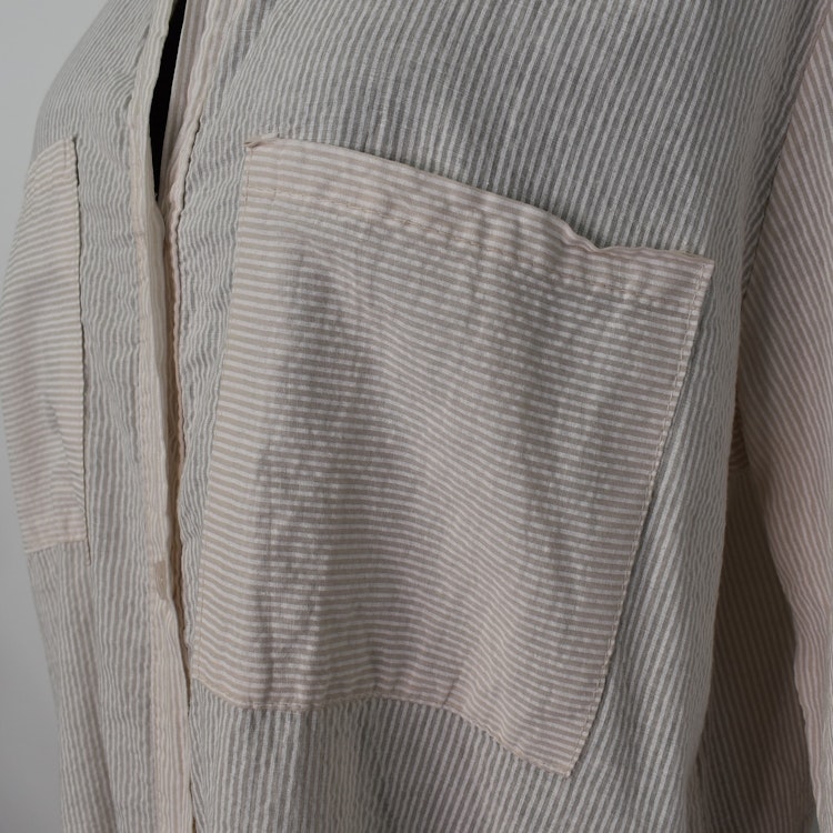 Bomullstunika Stripe BEIGE - Marta du Chateau