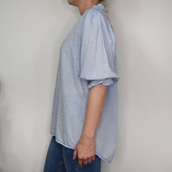 Bomullsblus Theresa SKY BLUE - Marta du Chateau