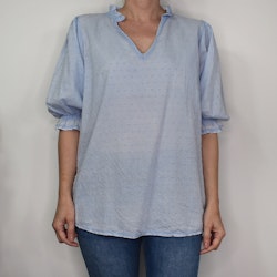 Bomullsblus Theresa SKY BLUE - Marta du Chateau