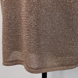 Topp V-ringad Lurex BRUN TAUPE