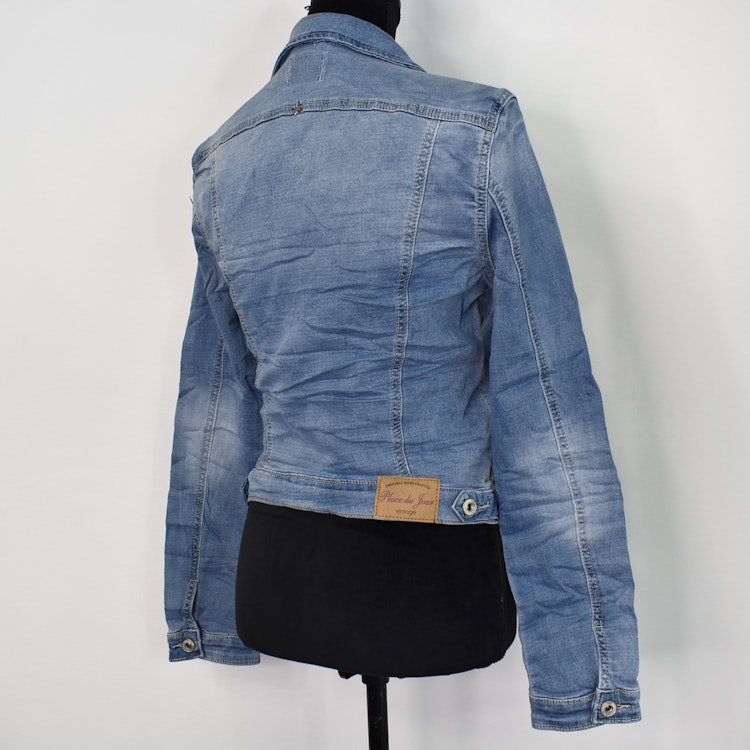 Jeansjacka Jogger LJUS BLÅ - Place du Jour