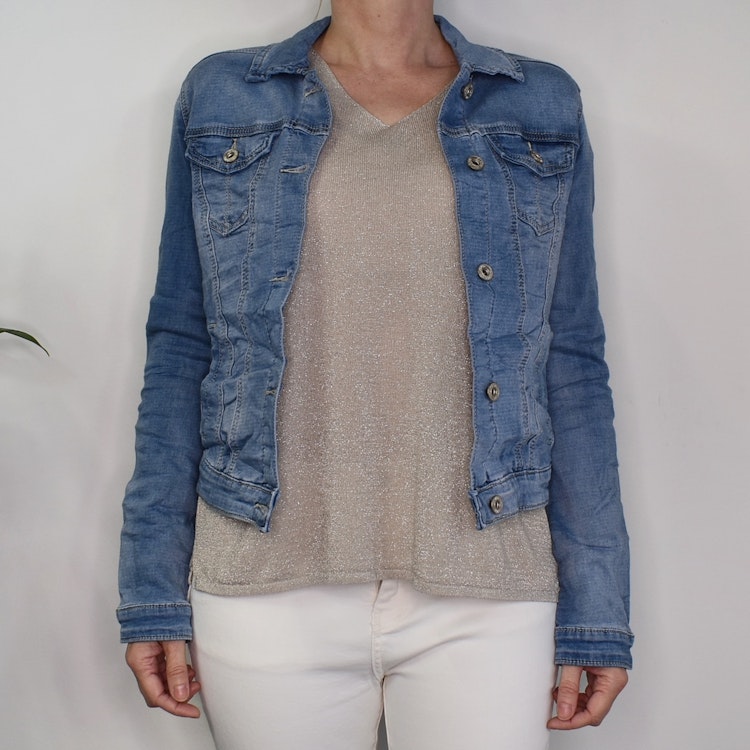 Jeansjacka Jogger LJUS BLÅ - Place du Jour