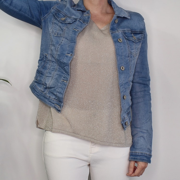 Jeansjacka Jogger LJUS BLÅ - Place du Jour