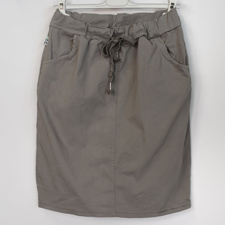 Kjol Stretchig TAUPE